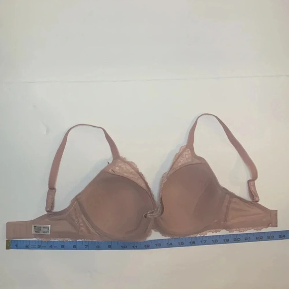 WACOAL Embrace Lace Bra Underwire Plunge Neckline 32F - Picture 12 of 12